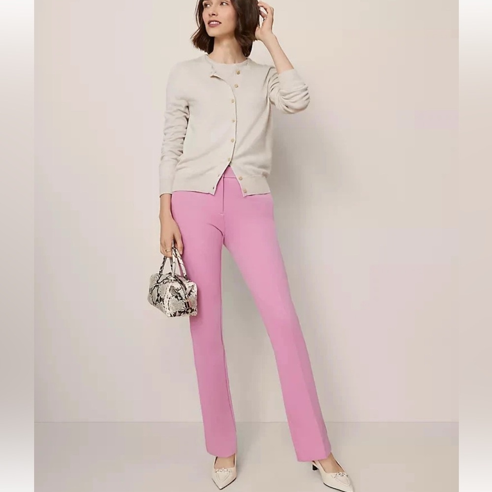 NWT $119 Ann Taylor The Sophia pant in budding blossom sz 2 - Picture 4 of 4